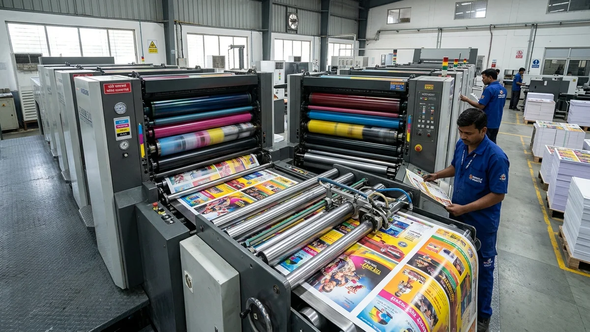 Commercial Offset Printing Press Machinery Plant in Jaipur