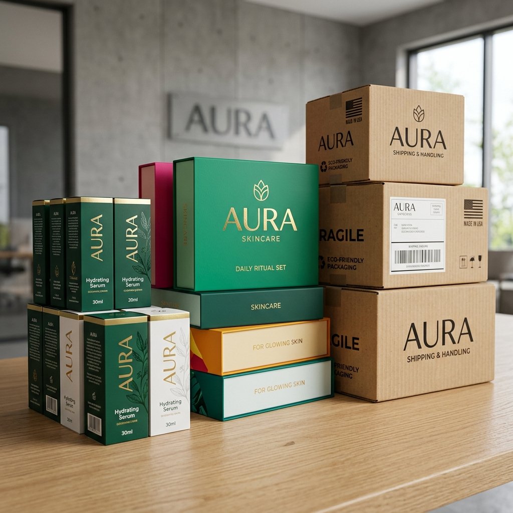 Custom Branded Product Boxes Mockup - Shekhawati Printers Jaipur